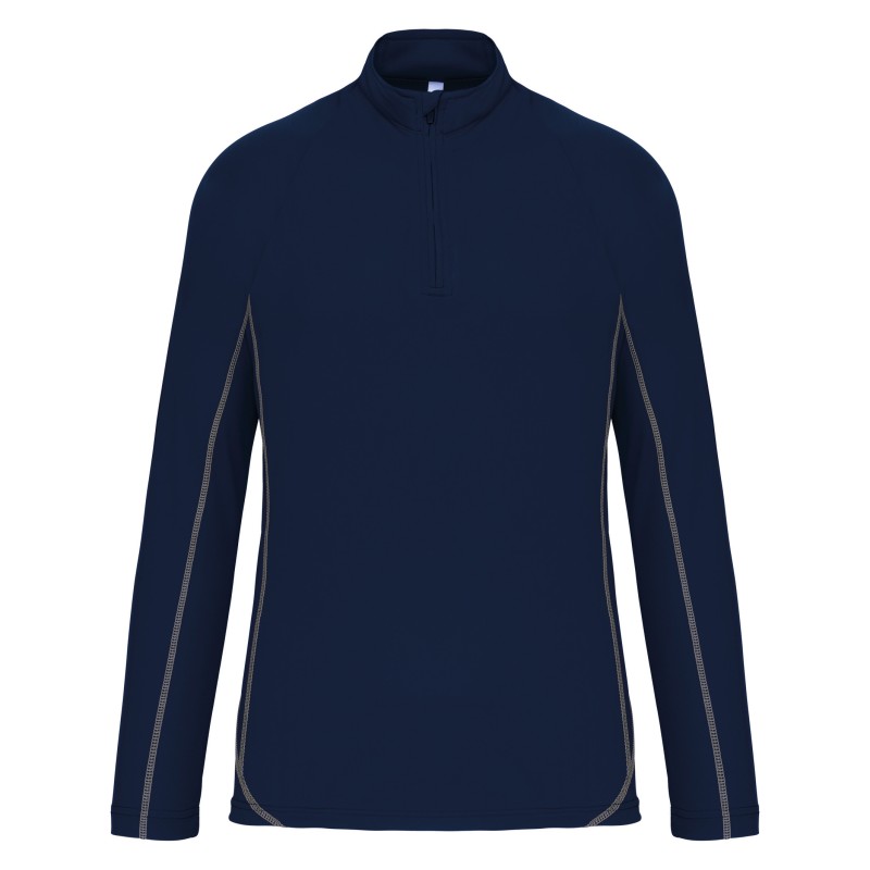 Haut De Sport Manches Longues ¼ Zip Homme