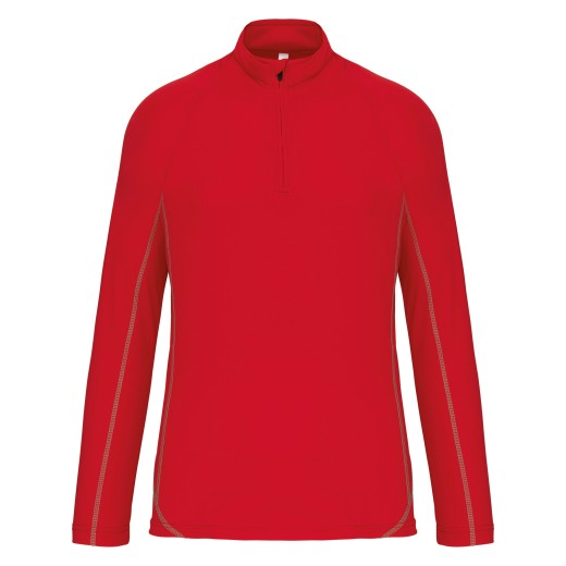 Haut De Sport Manches Longues ¼ Zip Homme