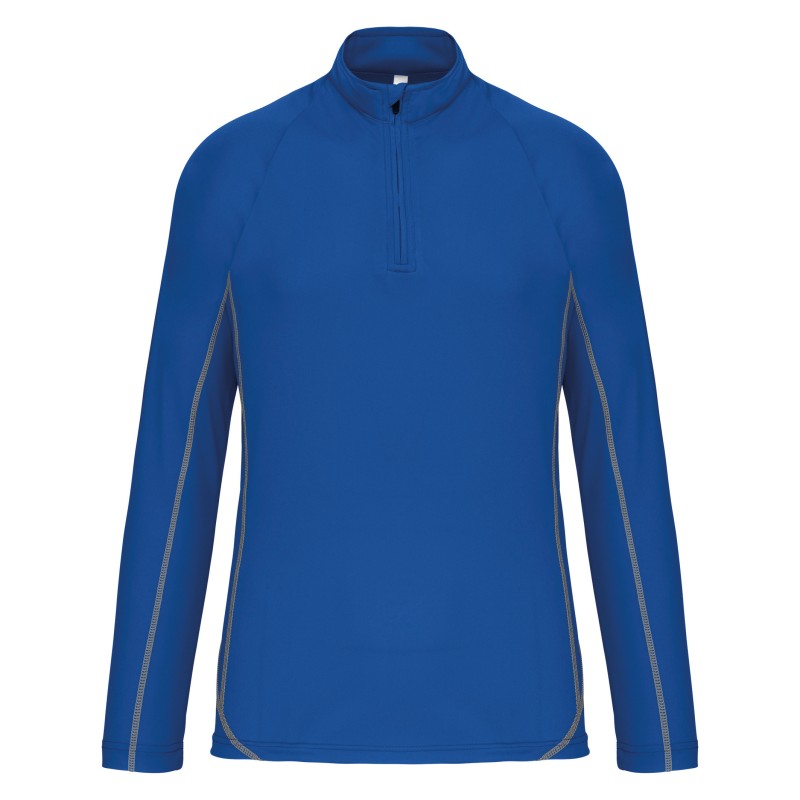 Haut De Sport Manches Longues ¼ Zip Homme