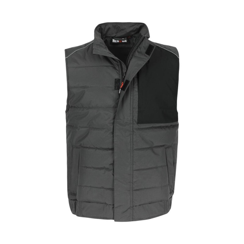 Bodywarmer de travail matelasé déperlant