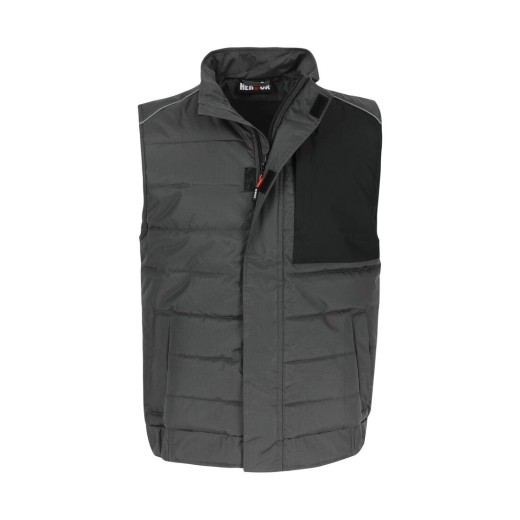 Bodywarmer de travail matelasé déperlant
