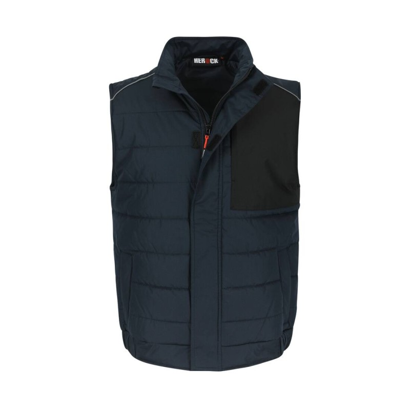 Bodywarmer de travail matelasé déperlant