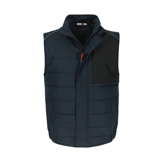 Bodywarmer de travail matelasé déperlant