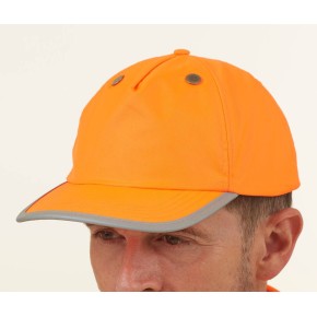 Casquette coquée haute visibilité