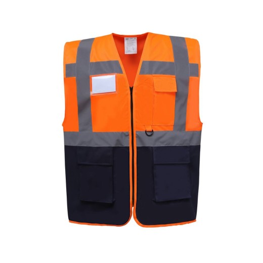 Gilet de sécurité sans  manches - zippé