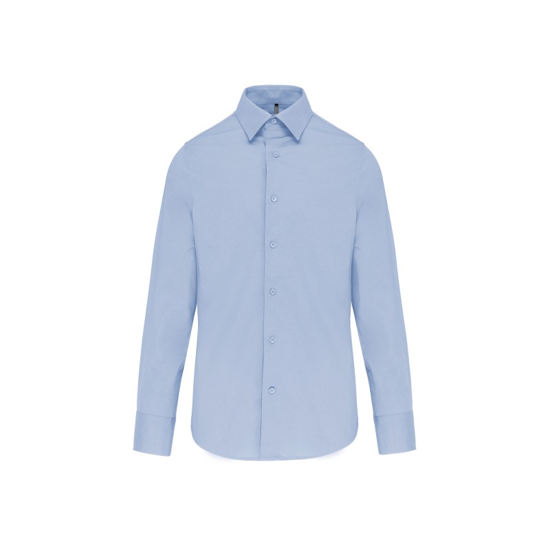 Chemise Coton / Élasthanne Manches Longues Homme