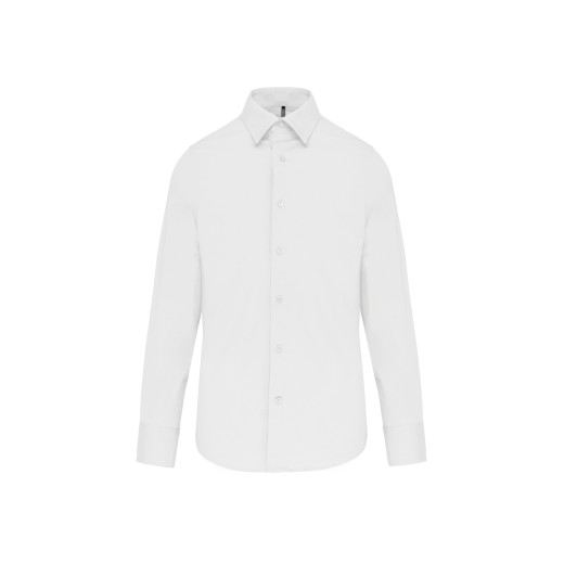 Chemise Coton / Élasthanne Manches Longues Homme