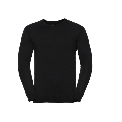 Men'S V-Neck Knitted Pullover