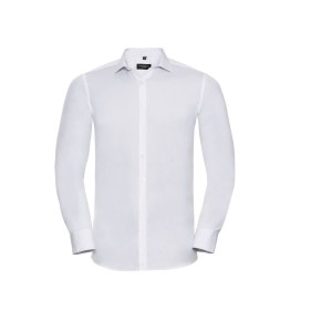 Men'S Long Sleeve Fitted Ultimate Stretch Shirt