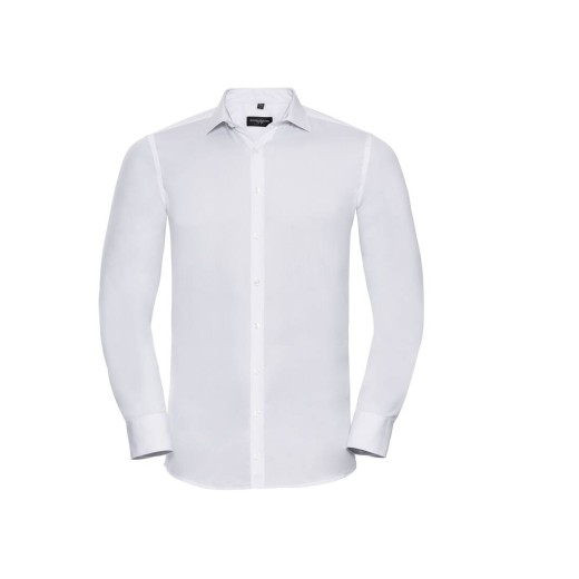 Men'S Long Sleeve Fitted Ultimate Stretch Shirt