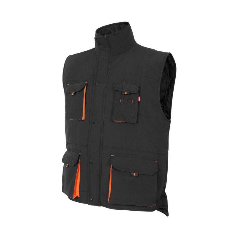 Gilet Matelassé Bicolore Multipoches