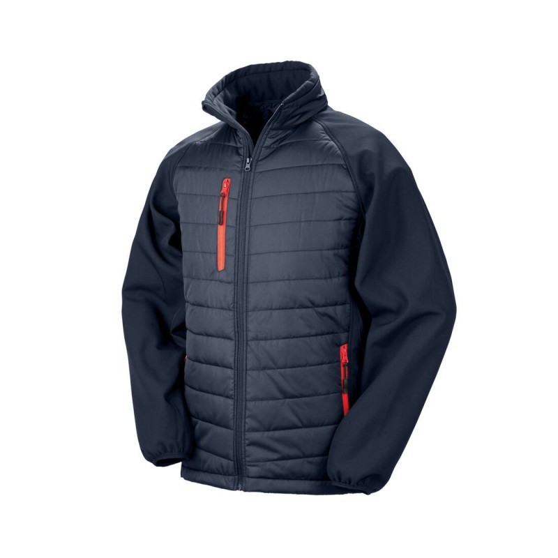 Black Compass Padded Softshell Jacket