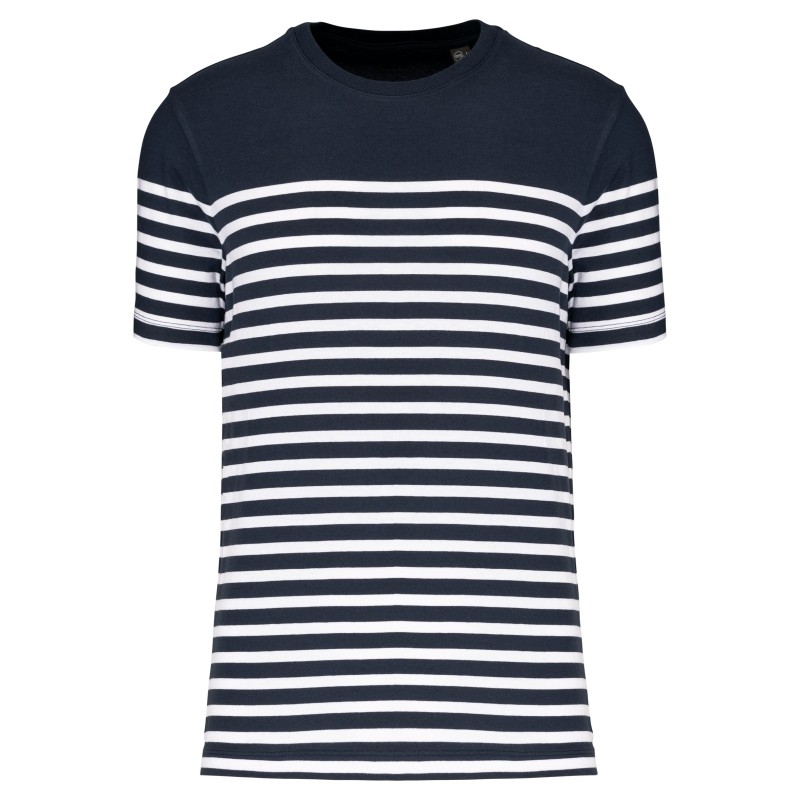 T-Shirt Marin Col Rond Bio Homme