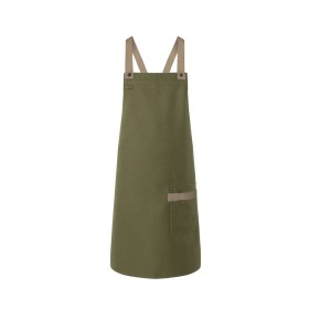 Bib Apron Urban-Look With Cross Straps And Pocket