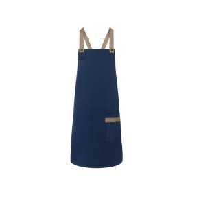 Bib Apron Urban-Look With Cross Straps And Pocket