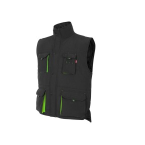 Gilet Matelassé Bicolore Multipoches