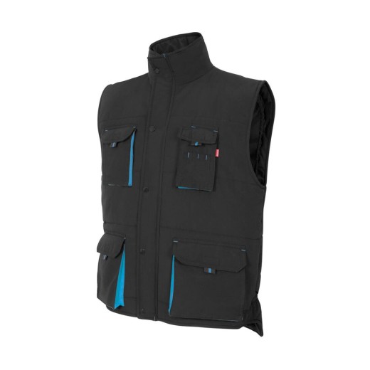 Gilet Matelassé Bicolore Multipoches