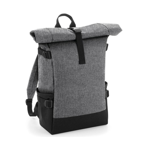 Block Roll-Top Backpack