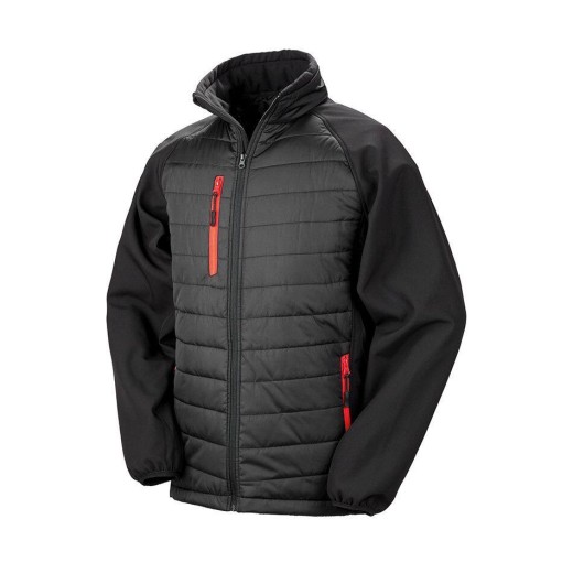 Black Compass Padded Softshell Jacket