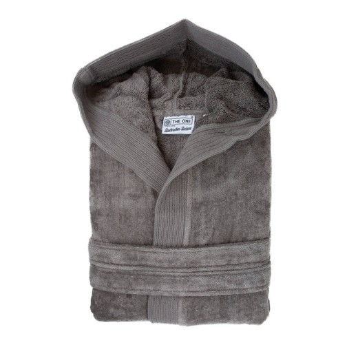 Velour Bathrobe Hooded