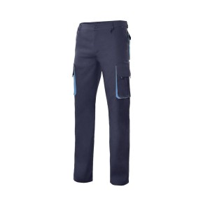 Pantalon Multipoches Bicolore