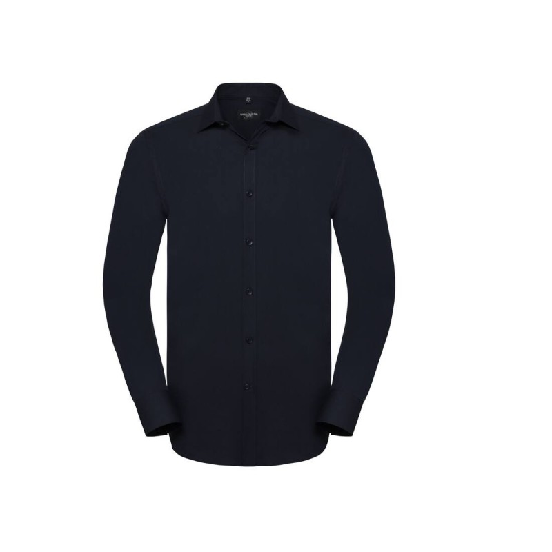 Men'S Long Sleeve Fitted Ultimate Stretch Shirt