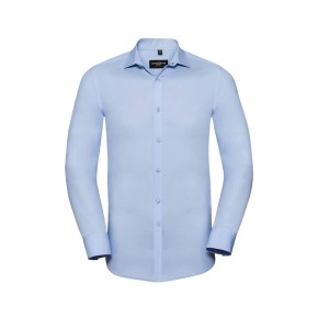 Men'S Long Sleeve Fitted Ultimate Stretch Shirt