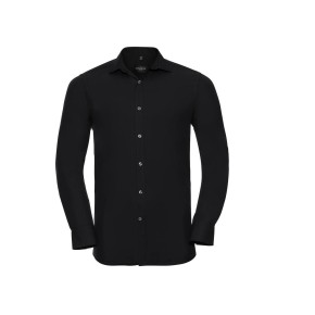 Men'S Long Sleeve Fitted Ultimate Stretch Shirt