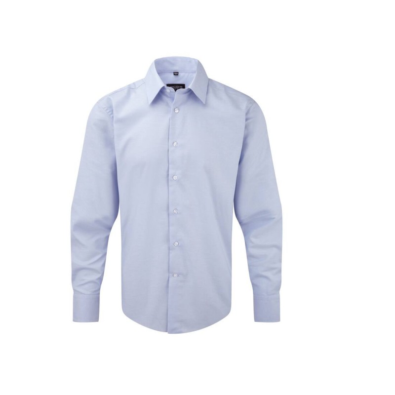 Men'S Long Sleeve Tailored Oxford Shirt