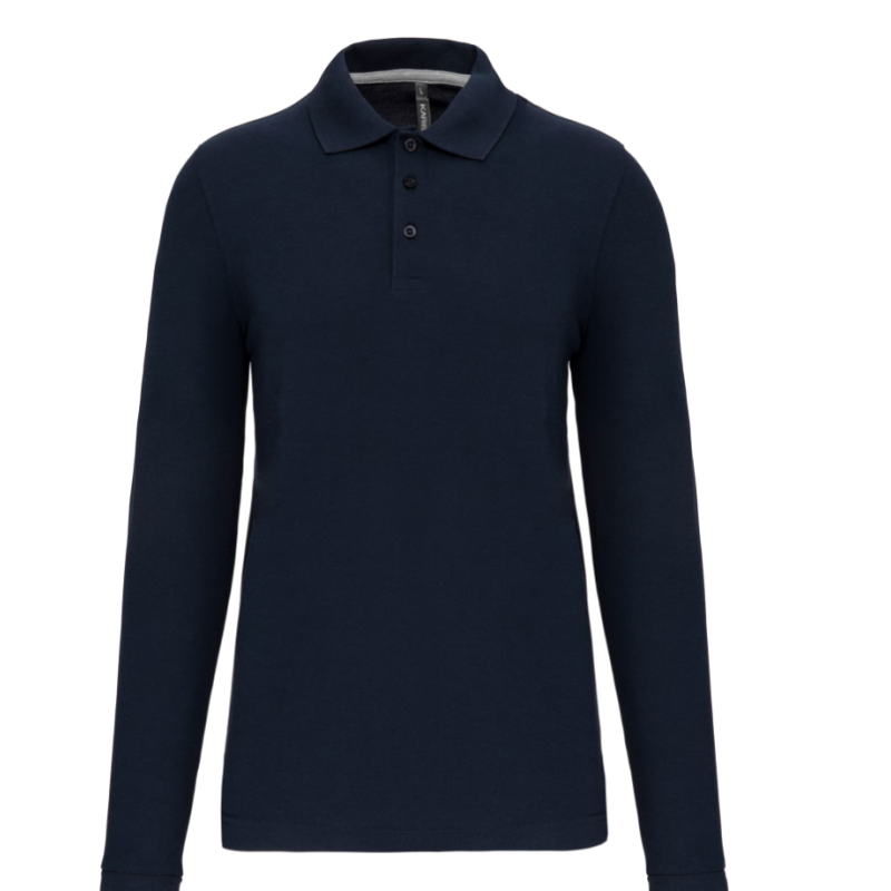 Polo manches longues homme