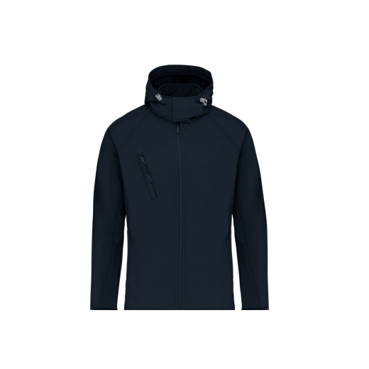 Veste softshell à capuche amovible homme