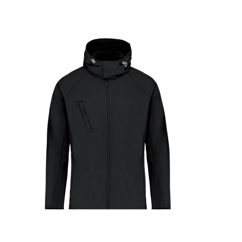 Veste softshell à capuche amovible homme