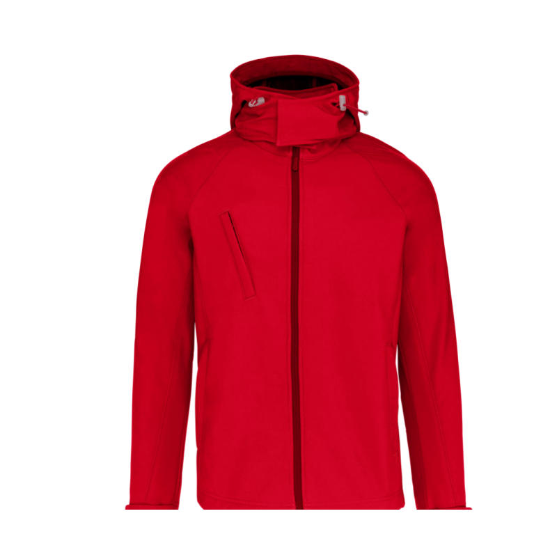 Veste softshell à capuche amovible homme