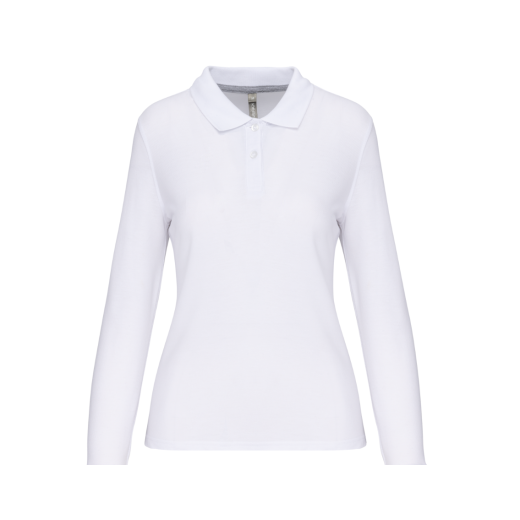 Polo manches longues femme