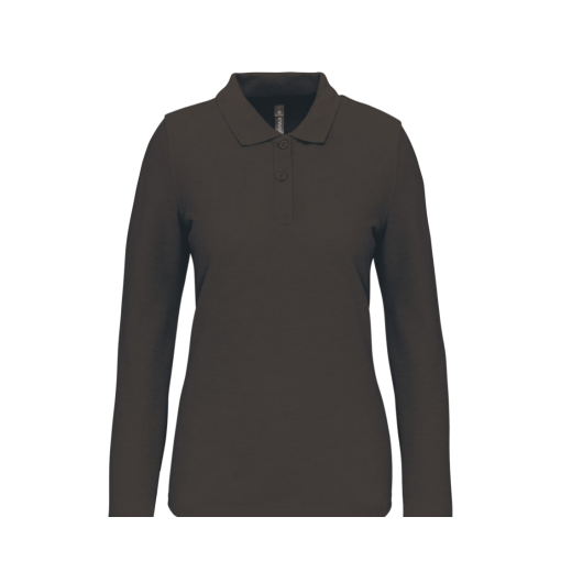 Polo manches longues femme